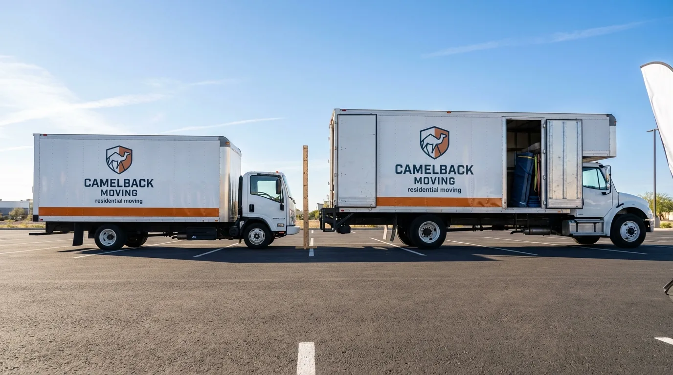 Moving truck size capacity guide in Oak Creek